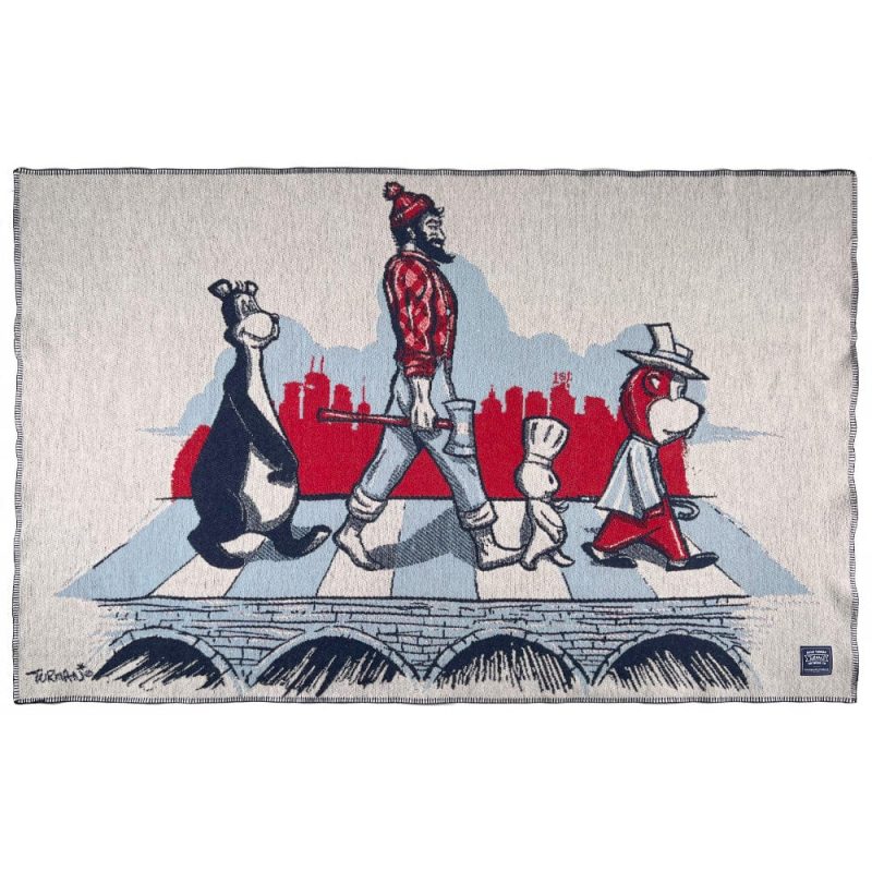 Adam Turman Abbey Road Throw Blue active Artist Collection Current Dry clean or hand wash Full Price