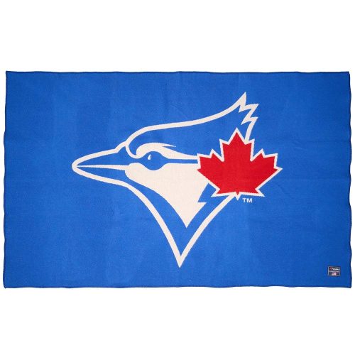 Toronto Blue Jays Wool Throw Blanket Blue active Current Dry clean or hand wash MLB personalization