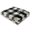 Buffalo Check Wool Throw Blanket White Black active Current Full Price group-gallery machine washable Patterns & Plaids