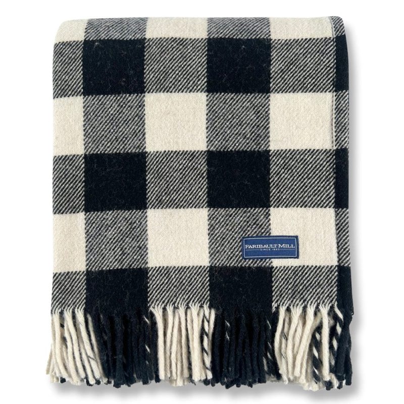 Buffalo Check Wool Throw Blanket active Current Full Price group-gallery machine washable Patterns & Plaids