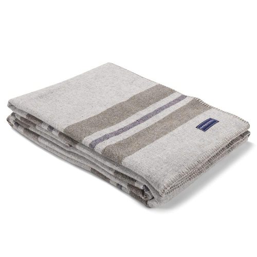 Cabin Wool Blanket Smoke olive navy active Current Full group-gallery King machine washable personalization Queen Stripes Twin