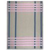 Frame Plaid Cotton Throw - Beige Beige active Dry clean or hand wash