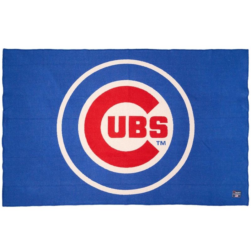 Chicago Cubs Wool Throw Blue active Current Dry clean or hand wash MLB personalization