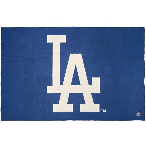 Los Angeles Dodgers Wool Throw Blanket Blue active Current Dry clean or hand wash MLB personalization