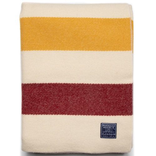 Factory Second Frontier Wool Blanket - Natural Natural active dry clean only Full King Queen Twin