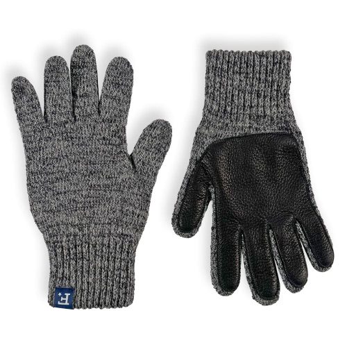 Gloves with Leather Charcoal active Current dry clean only Full Price group-gallery