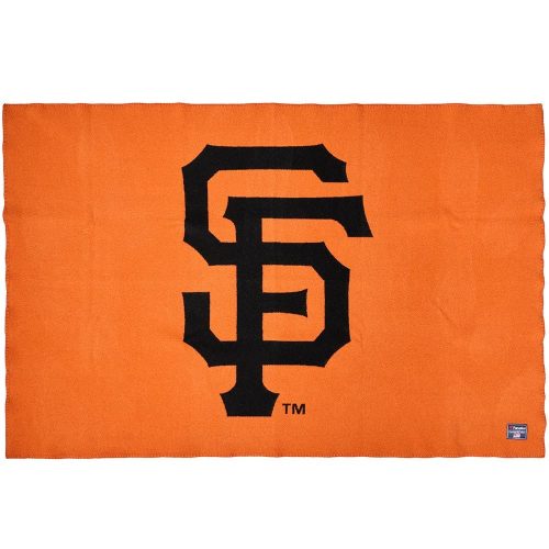 San Francisco Giants Wool Throw Blanket Orange active Current Dry clean or hand wash MLB personalization