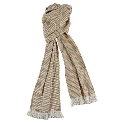 North Star Crepe Scarf - Tan Tan Current Full Price group-gallery Machine Washable sustainable throws