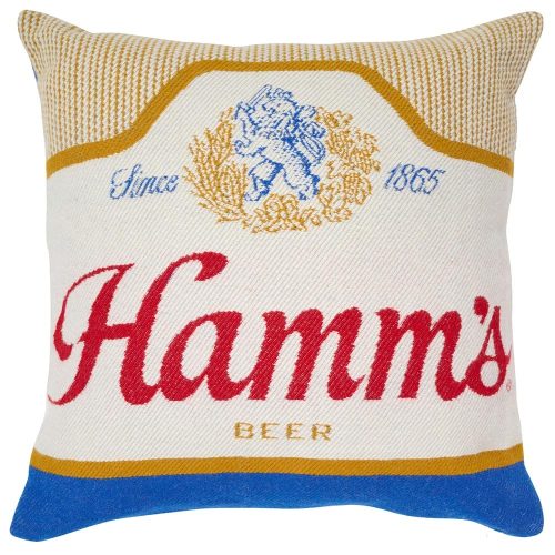 Hamm's Can & Coaster Pillow Case Can & Coaster active Current Dry clean or hand wash