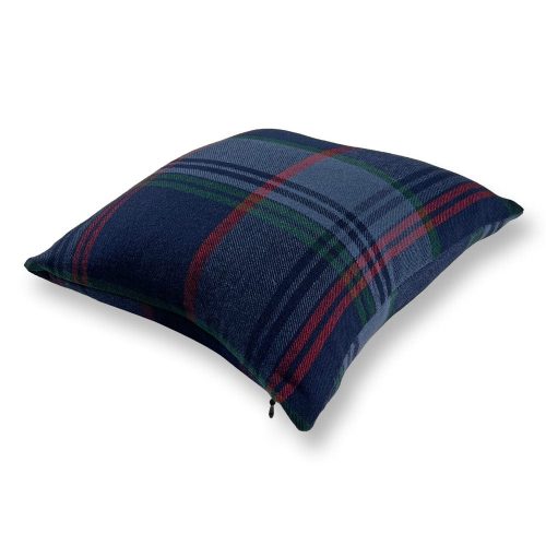 HeritagePlaidNavyPillowAngleIMG 8996