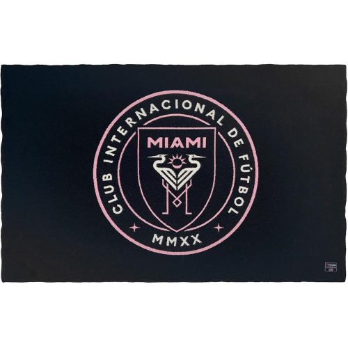 Inter Miami FC Wool Throw Black active Current Dry clean or hand wash personalization