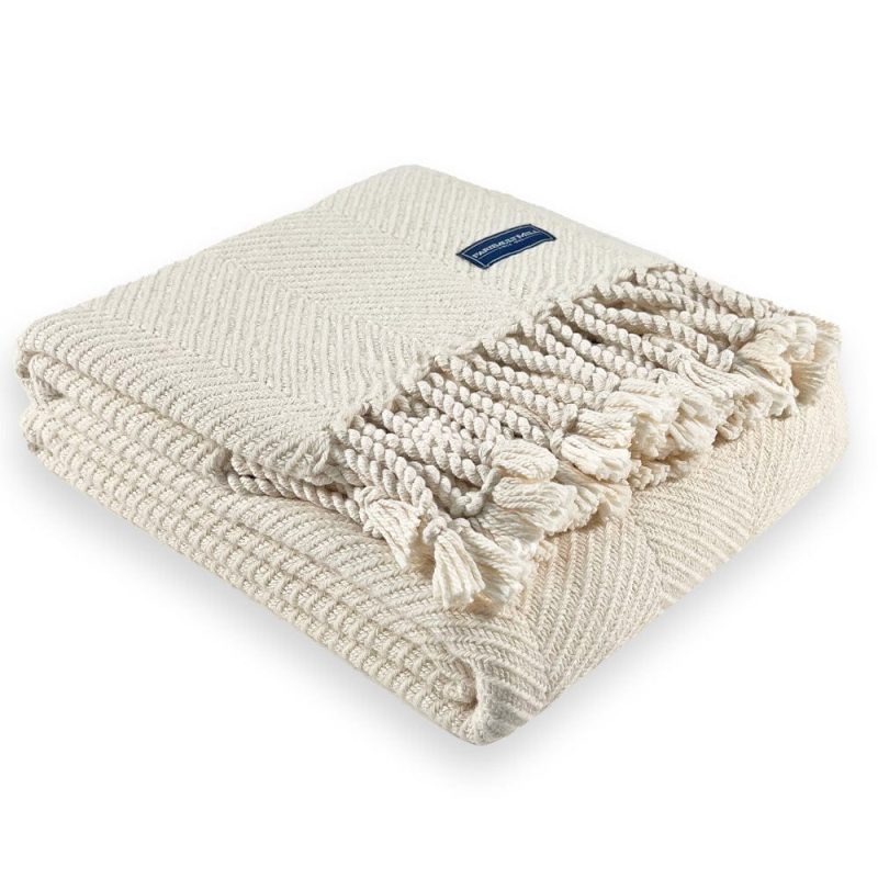 Islesboro Cotton & Alpaca Throw Natural active Current dry clean only Full Price group-gallery