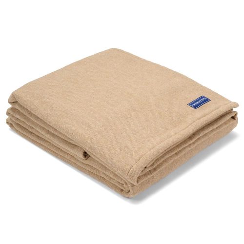 Lakefront Wool Blanket Heritage Beige active Current Full group-gallery King machine washable personalization Queen Solids Twin