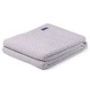 Madison Cotton Blanket Soft White Dove Gray active Current Full group-gallery King machine washable Patterns & Plaids personalization Queen Twin