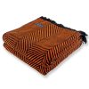 Halloween Monhegan Cotton Throw - Carved Pumpkin Orange Carved Pumpkin Orange active group-gallery machine washable