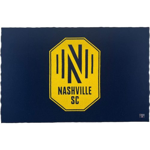 Nashville SC Wool Throw Navy active Current Dry clean or hand wash personalization