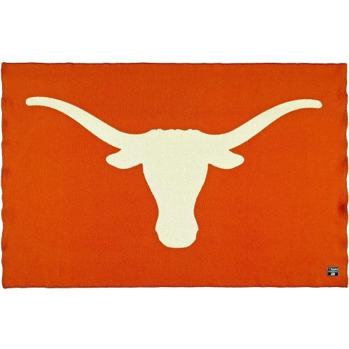 Texas Longhorns Wool Throw Burnt Orange active Current Dry clean or hand wash personalization