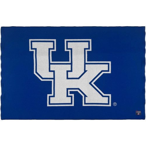 Kentucky Wildcats Wool Throw Blue active Current Dry clean or hand wash personalization