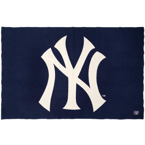 New York Yankees Wool Throw Navy active Current Dry clean or hand wash MLB personalization