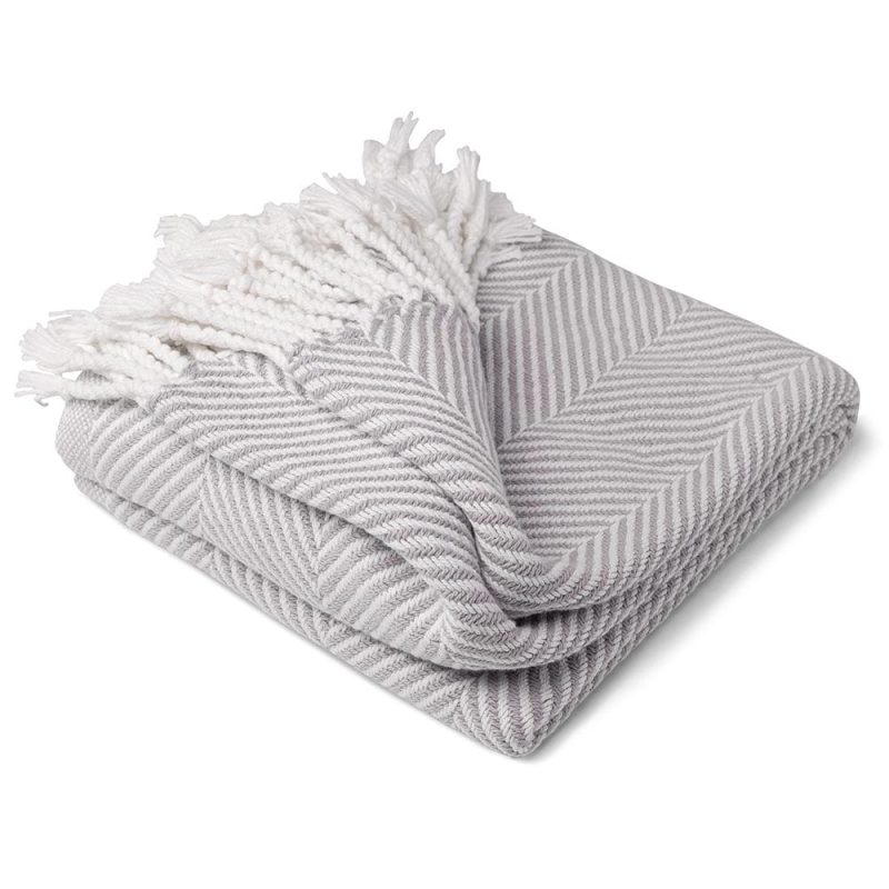 brahms mount monhegan cotton throw with fringe 30054482313325