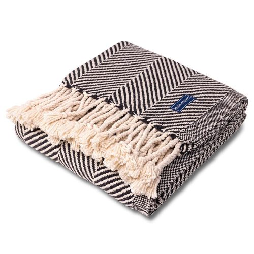 brahms mount monhegan cotton throw with fringe 30054482378861