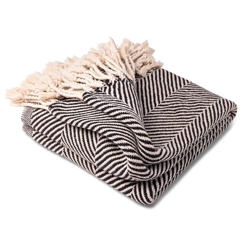 brahms mount monhegan cotton throw with fringe 30054482411629