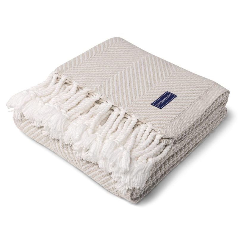 brahms mount monhegan cotton throw with fringe 30054482477165