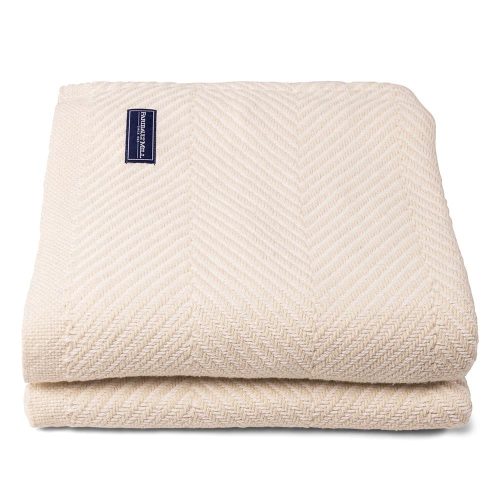 brahms mount monhegan cotton throw without fringe 30054496960621