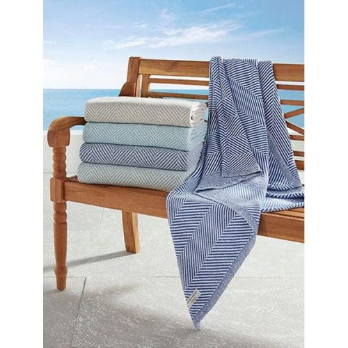 brahms mount monhegan fringeless cotton throw 29644651724909