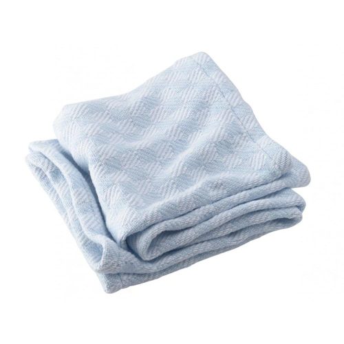 Pogonia Cotton Baby Blanket Pogonia Pale Blue active Current Full Price group-gallery machine washable Patterns & Plaids personalization