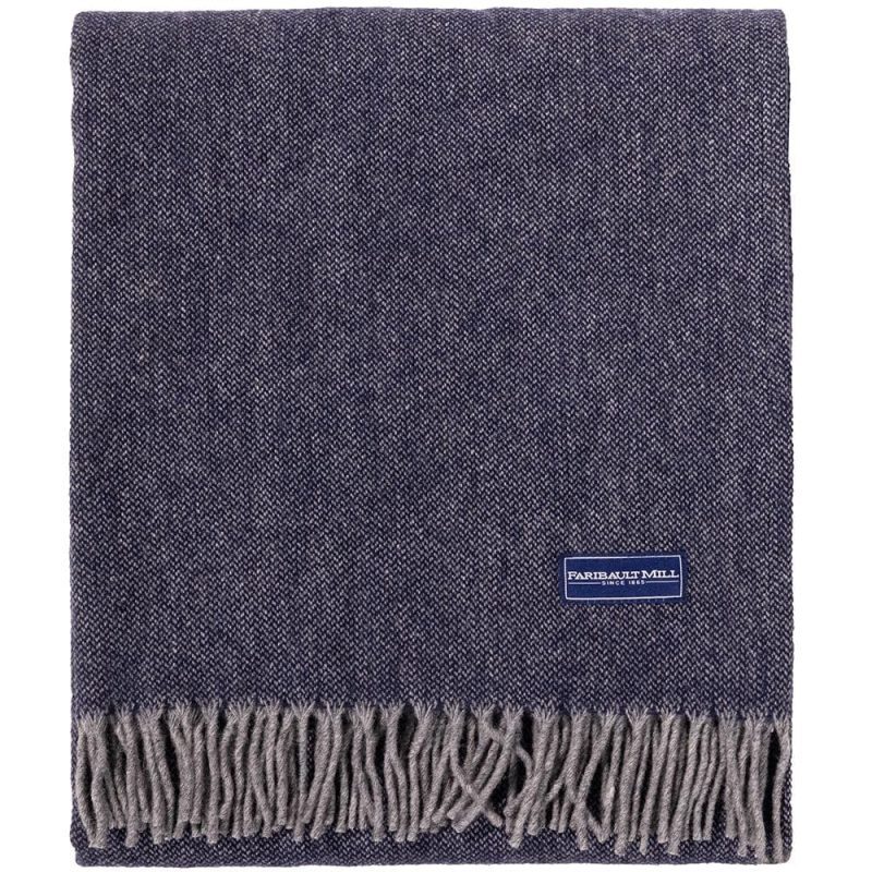 Ashby Wool Throw Blanket active Current group-gallery machine washable personalization Solids