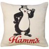 Hamm's Beer Bear Pillow Case Beer Bear active Current Dry clean or hand wash