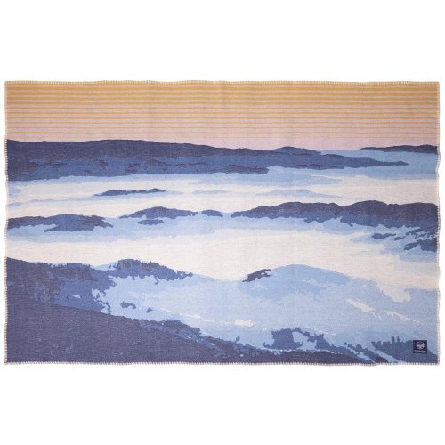 Great Smoky Mountains National Park Wool Throw Blue active Current Dry clean or hand wash