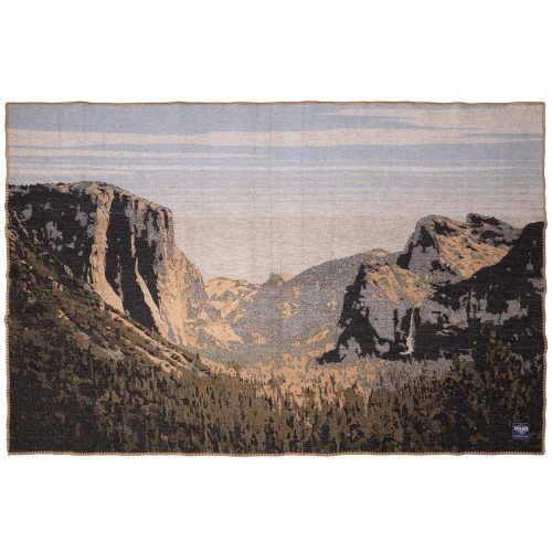 Yosemite National Park Wool Throw Brown active Current Dry clean or hand wash