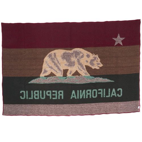 faribault mill california flag california flag wool throw 15046528008301