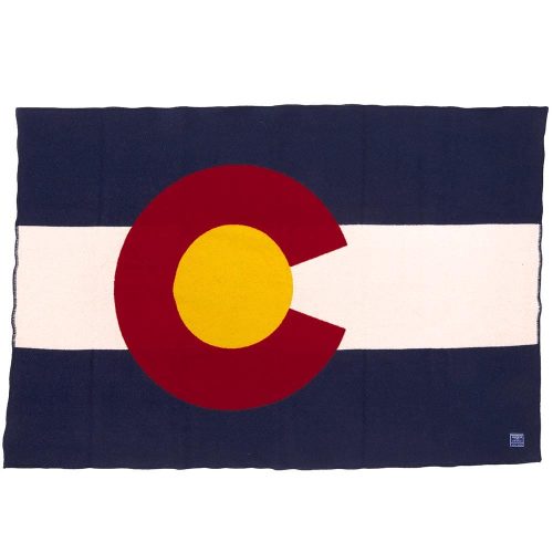 Colorado Flag Wool Throw Colorado Flag active Current Dry clean or hand wash Full Price Great Flags