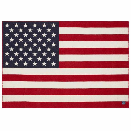 American Flag Wool Throw Flag Throw Red White Navy active Current Dry clean or hand wash Full Price Great Flags