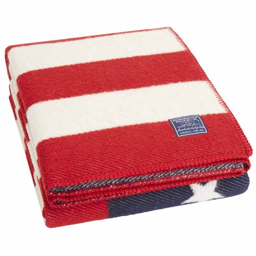 faribault mill flag throw red white navy american flag red white navy wool throw 3823790129261