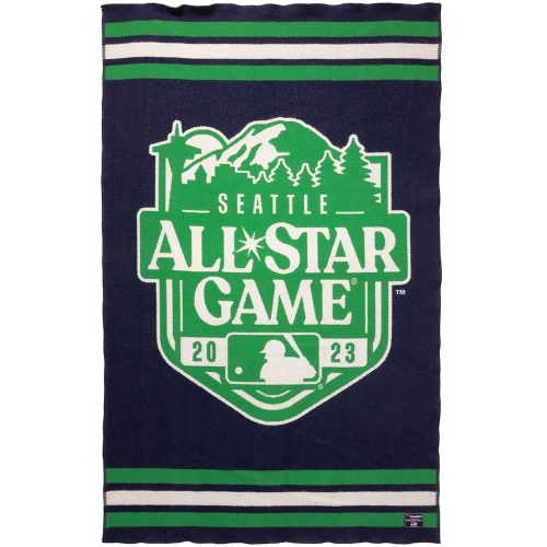 MLB All Star Game Wool Throw Green active Current Dry clean or hand wash MLB personalization