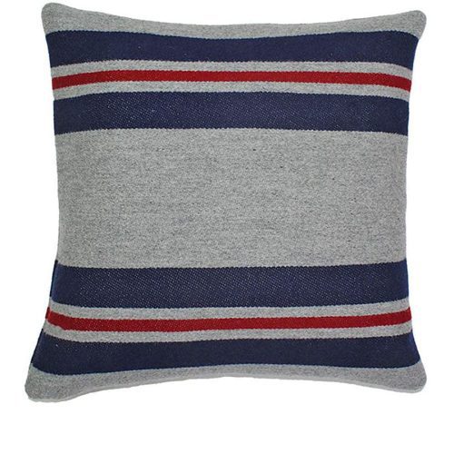 Cabin Pillow Case Heather Gray Navy Red active Current Dry clean or hand wash group-gallery Stripes