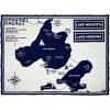 Lake Mendota & Monona Map Wool Throw Blanket Lake Mendota & Monona Map active Current Dry clean or hand wash Full Price Lakes & Maps