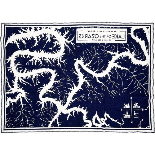 faribault mill lake of the ozarks lake of the ozarks map wool throw blanket 29382726221933