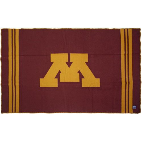 University of Minnesota Throw Maroon and Gold active Current Dry clean or hand wash Patterns & Plaids personalization