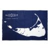 Nantucket Map Wool Throw Blanket Nantucket active Current Dry clean or hand wash Full Price Lakes & Maps