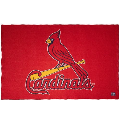 St. Louis Cardinals Wool Throw Red active Current Dry clean or hand wash MLB personalization