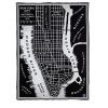 New York City Map Wool Throw New York City active Current Dry clean or hand wash Full Price Lakes & Maps