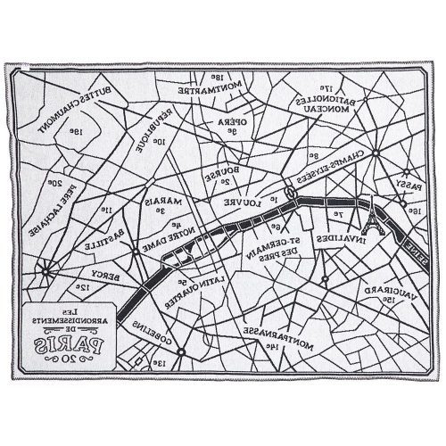 faribault mill paris map paris map wool throw 15576463540333