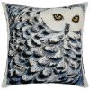 Adam Turman Snowy Owl Pillow Case Snowy Owl active Artist Collection Current Dry clean or hand wash