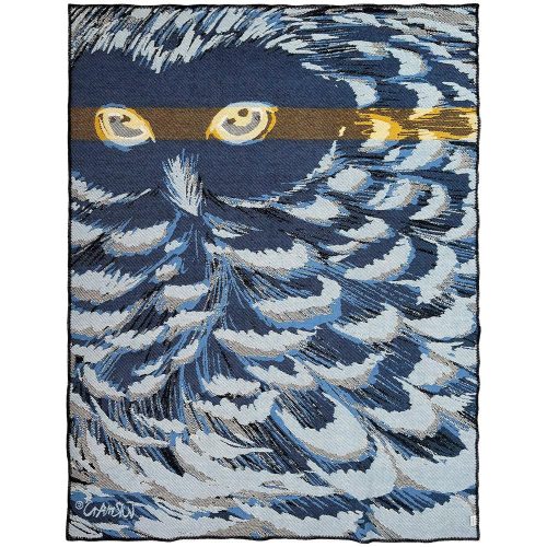 faribault mill snowy owl adam turman snowy owl wool throw blanket 29497568460909