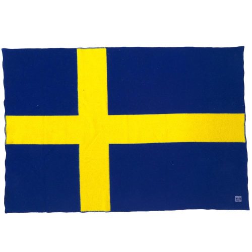 Factory Second Swedish Flag Wool Throw Swedish Flag active Dry clean or hand wash Great Flags